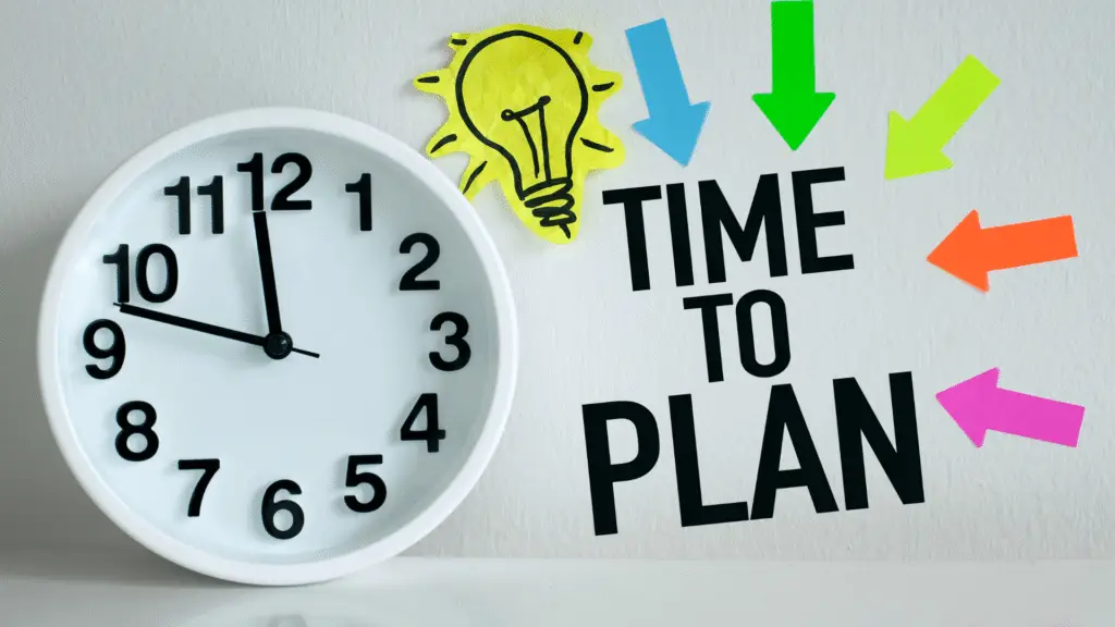 Time to plan James White Blog Image