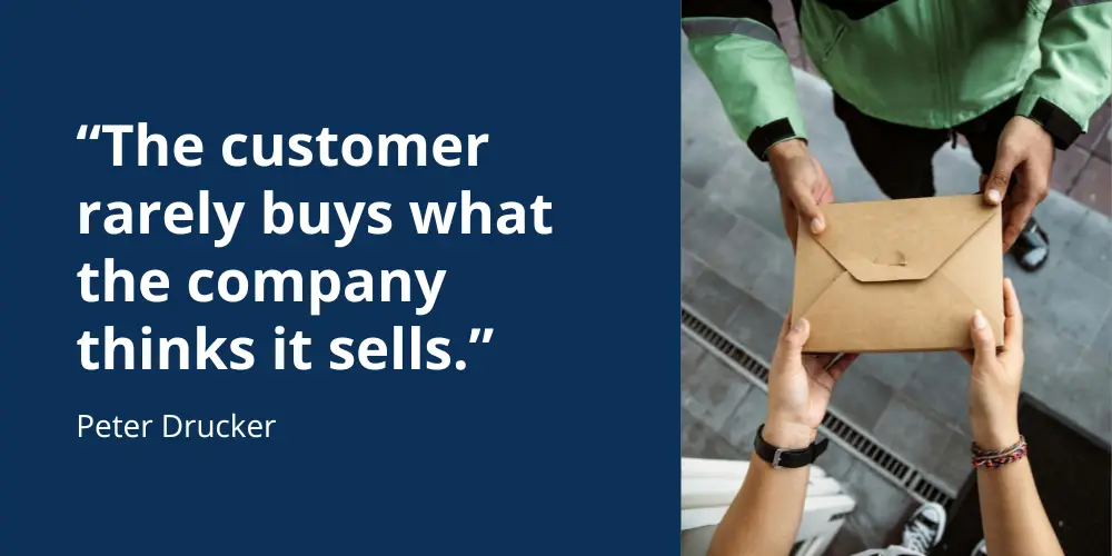 A quoter by Peter Drucker